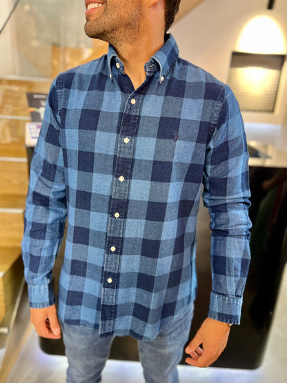 Camisa Polo R.L hombre Oxford