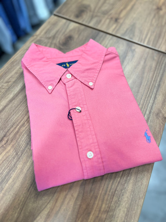 Camisa Polo R.L hombre Oxford Slim Fit