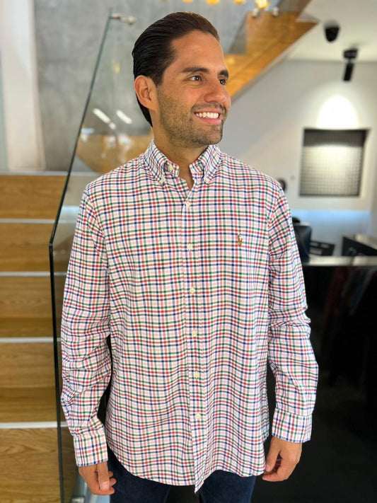 Camisa Polo R.L hombre Oxford