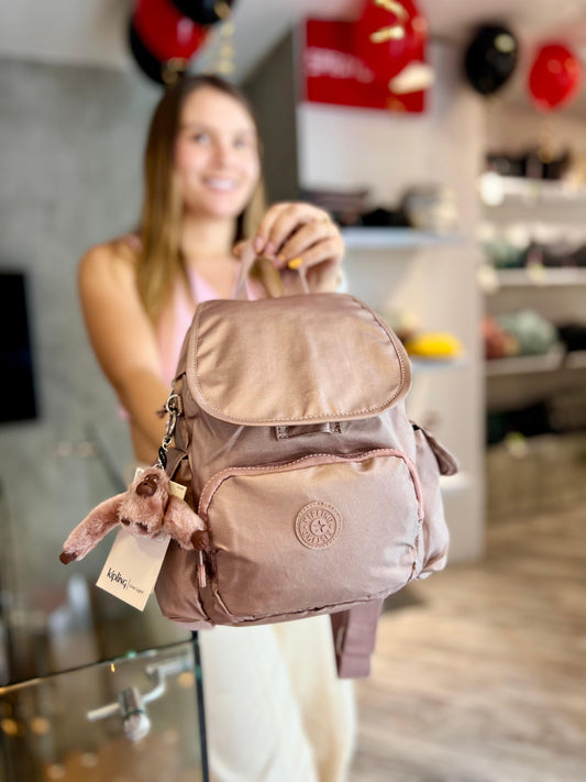 Morral Talla S City Pack Oro Rosa