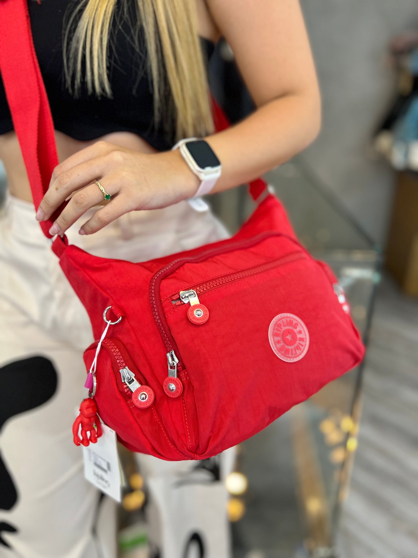 Bolso de Mano Rojo