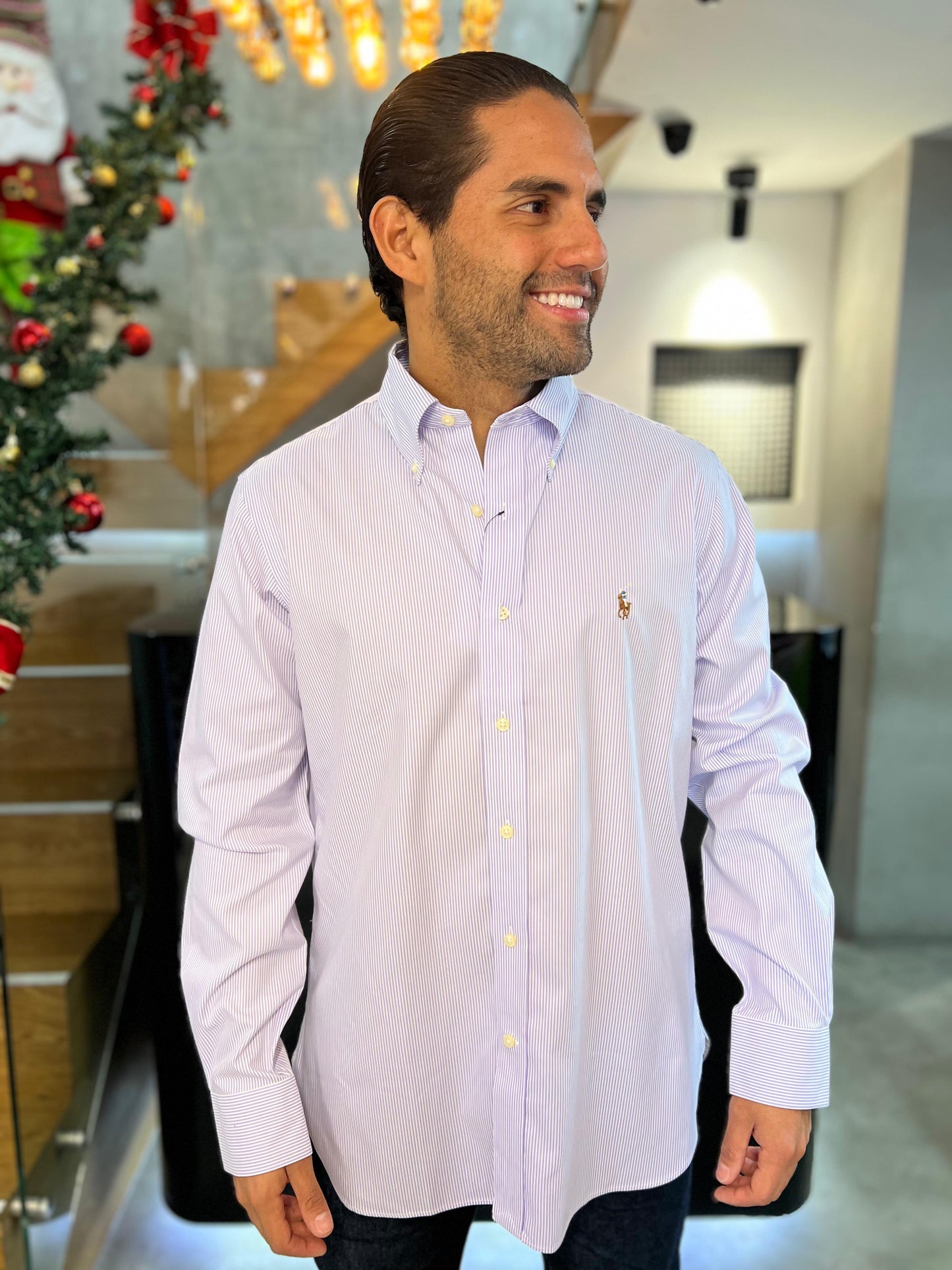 Camisa Polo R.L hombre Algodón