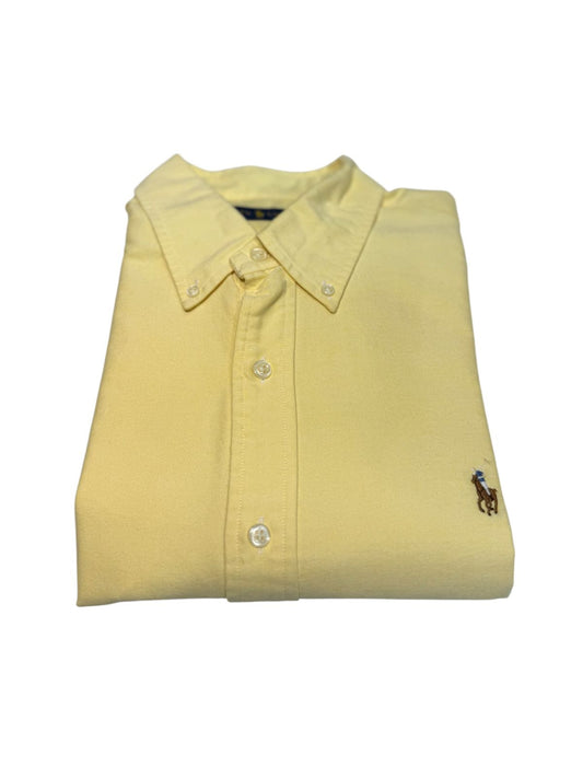 Camisa Polo R.L hombre Oxford Amarilla