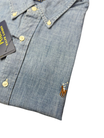 Camisa Polo R.L hombre Denim