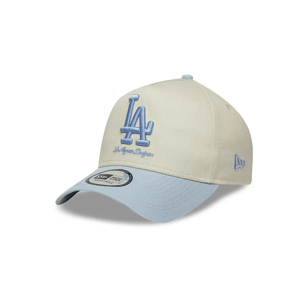 Gorra New Era LA 940 Ajustable Beige - Celeste