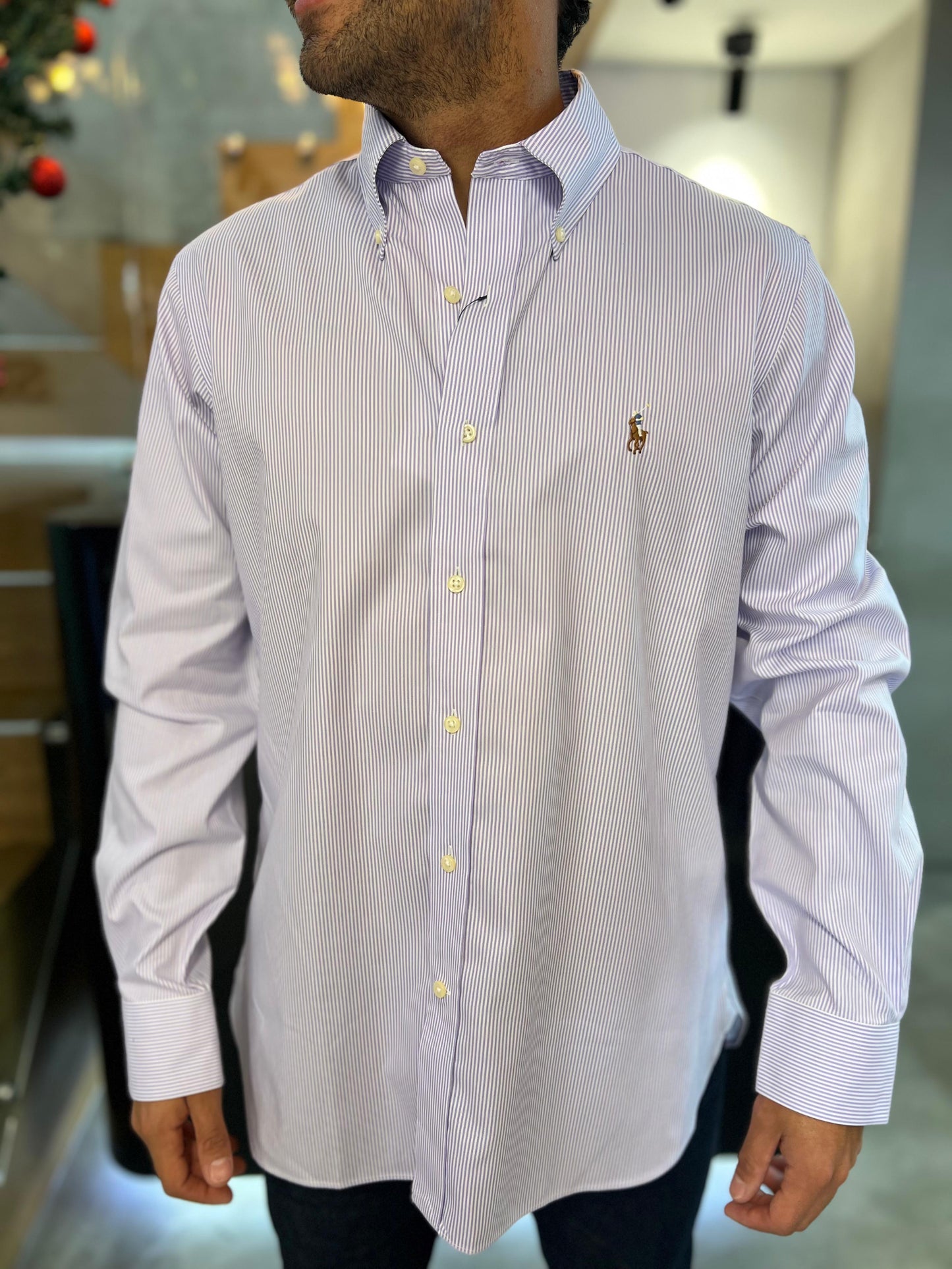 Camisa Polo R.L hombre Algodón