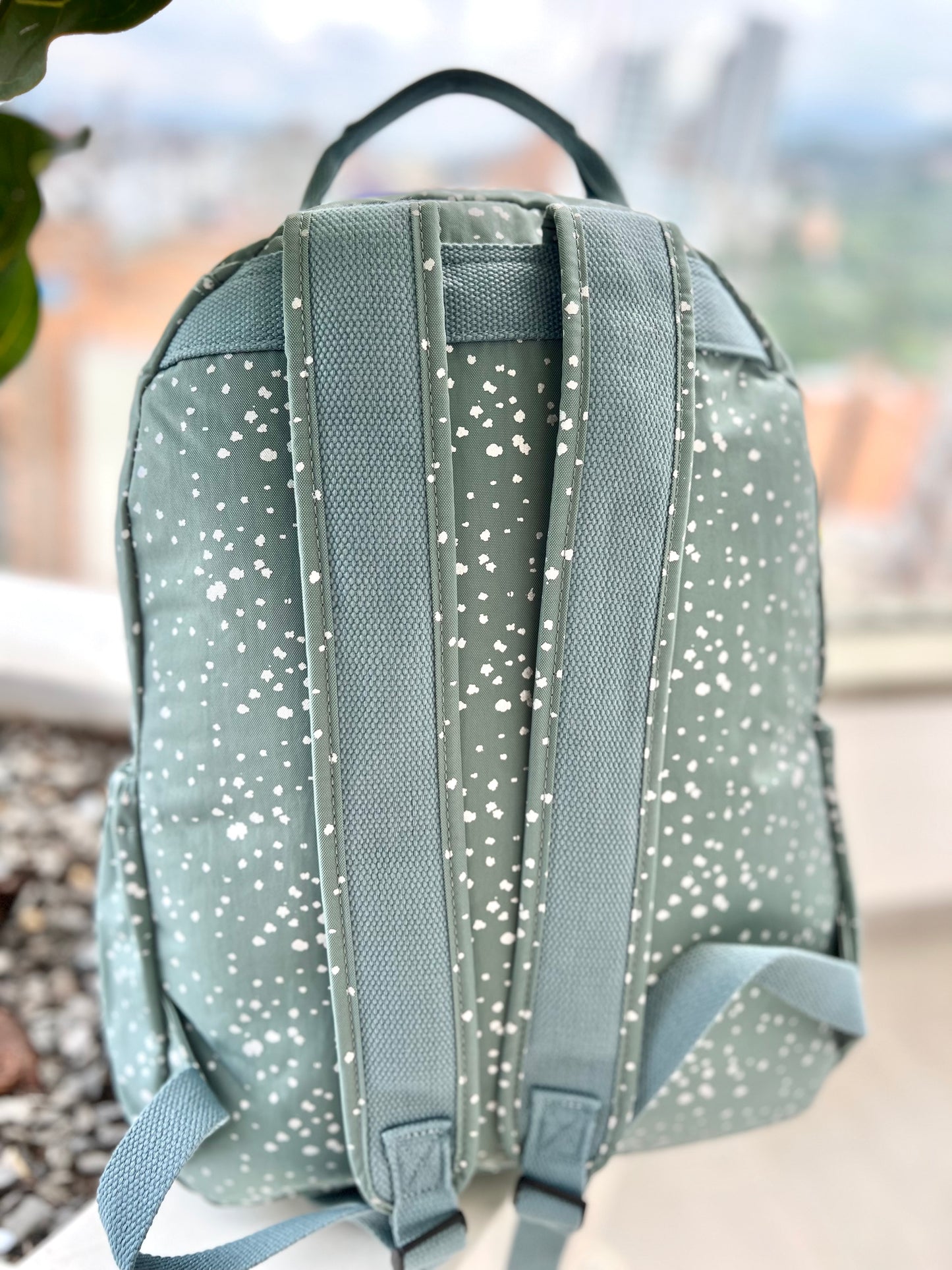 Morral Talla L Celeste Estampado