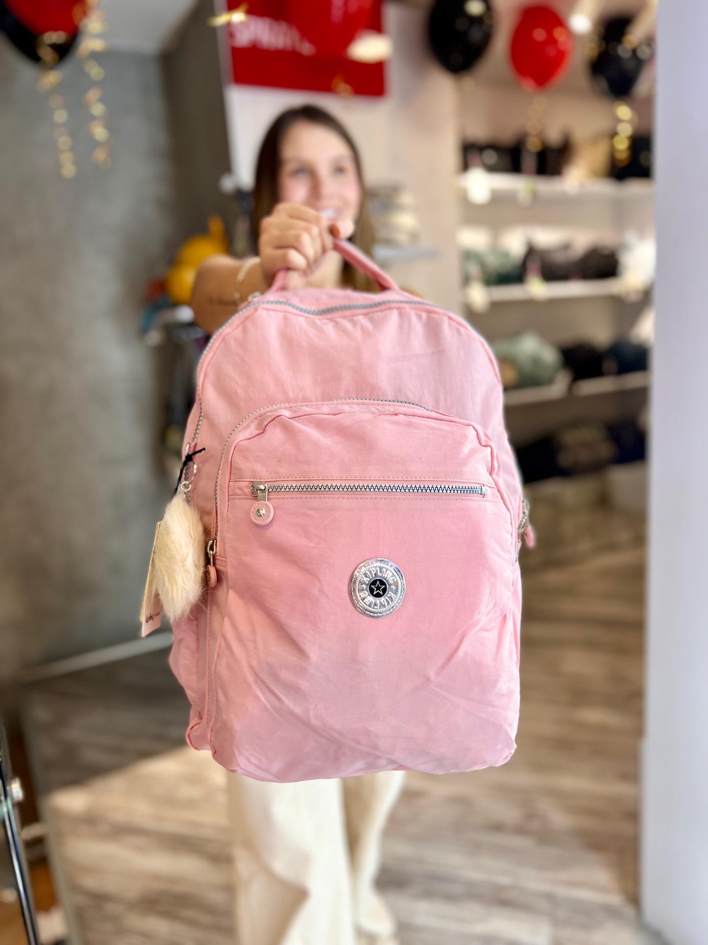 Morral Talla XL Rosa