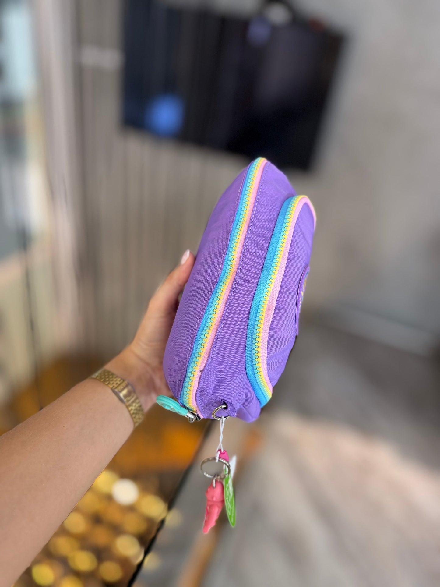 Cartuchera Doble Morada