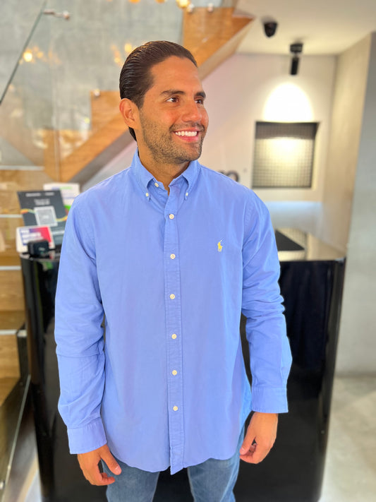 Camisa Polo R.L hombre Oxford