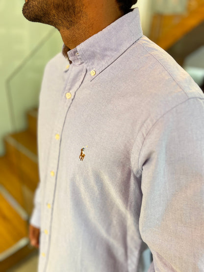 Camisa Polo R.L hombre Oxford