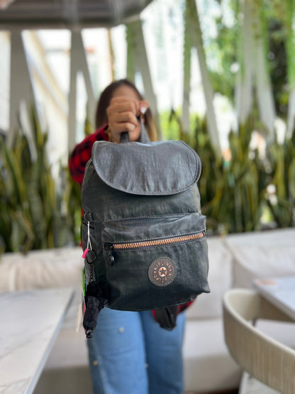 Morral Talla S City Pack Gris Metalizado