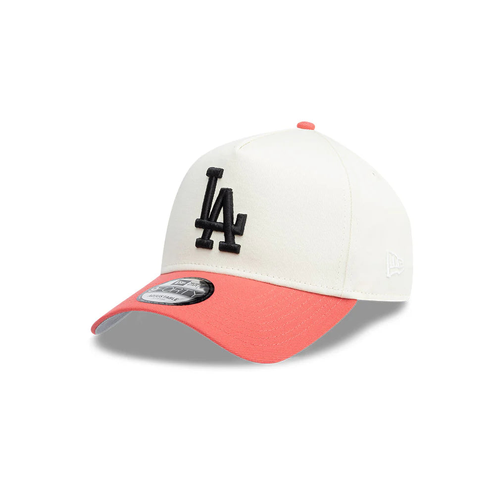 Gorra New Era LA 940 World Series Ajustable Beige - Coral