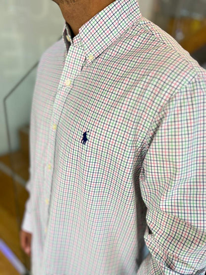 Camisa Polo R.L hombre Algodón