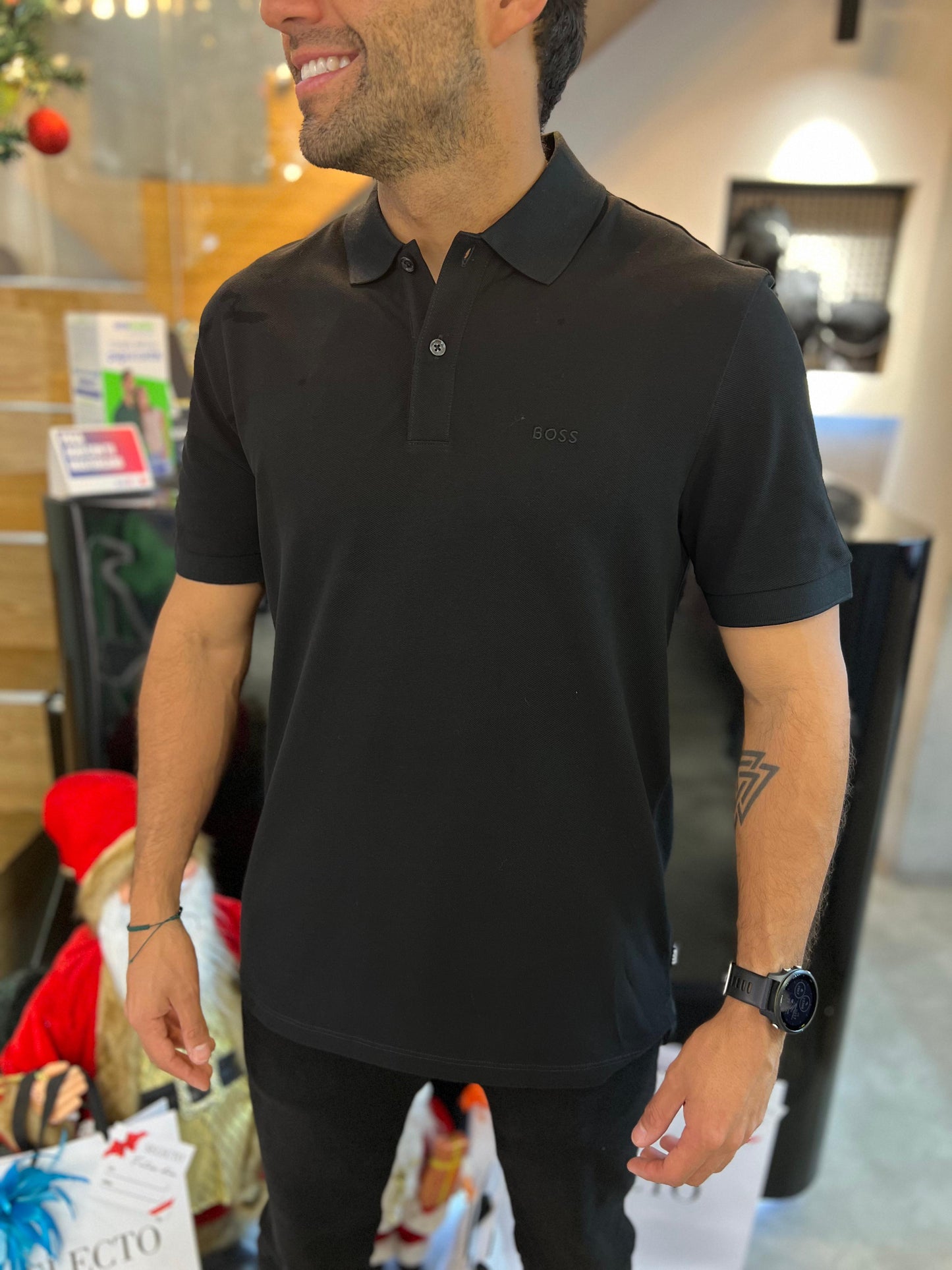 Polo Hugo Boss Negra