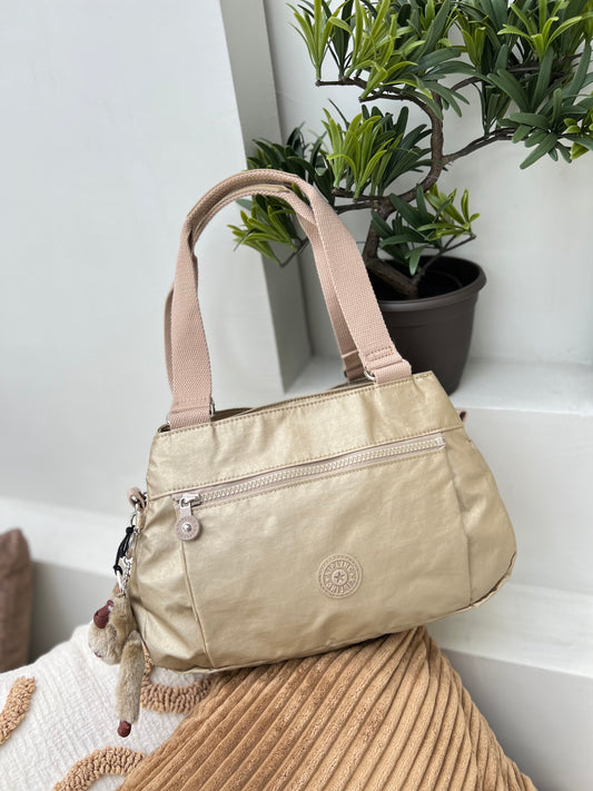 Bolso de Mano Dorado