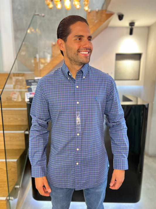 Camisa Polo R.L hombre Algodón Slim Fit