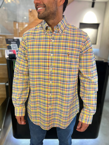 Camisa Polo R.L hombre Oxford