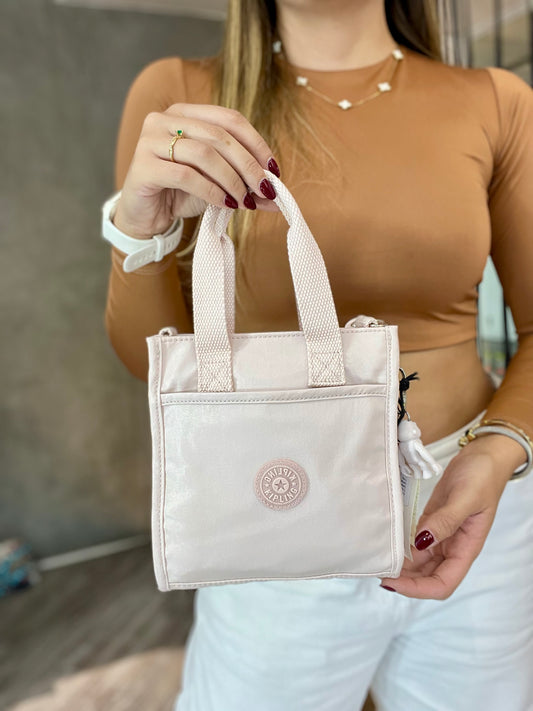 Bolso De Mano Rosa Pastel