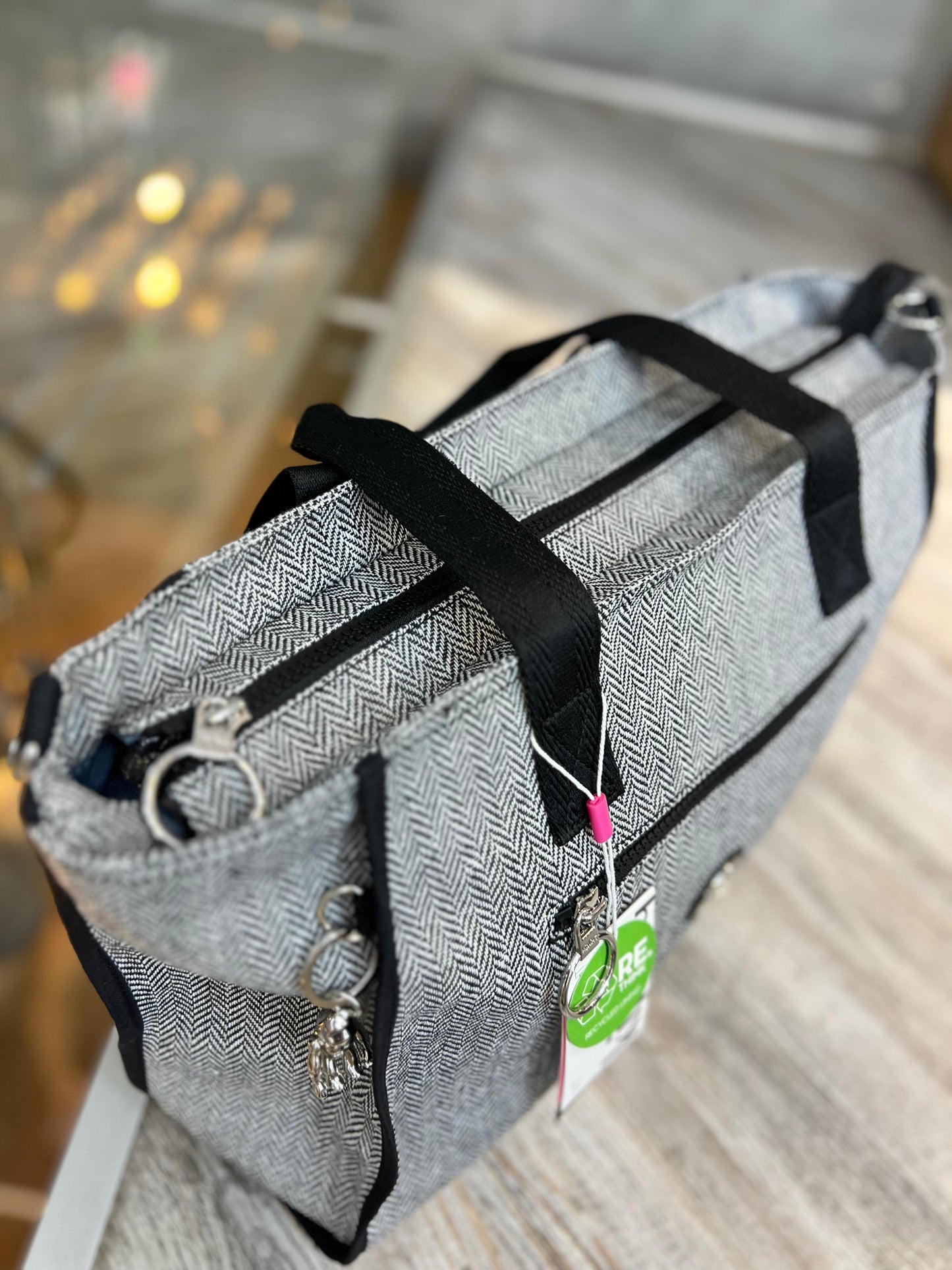 Bolso de Mano Gris