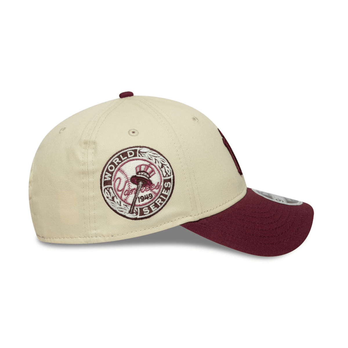 Gorra New Era NY 940 Ajustable Beige - Vinotinto