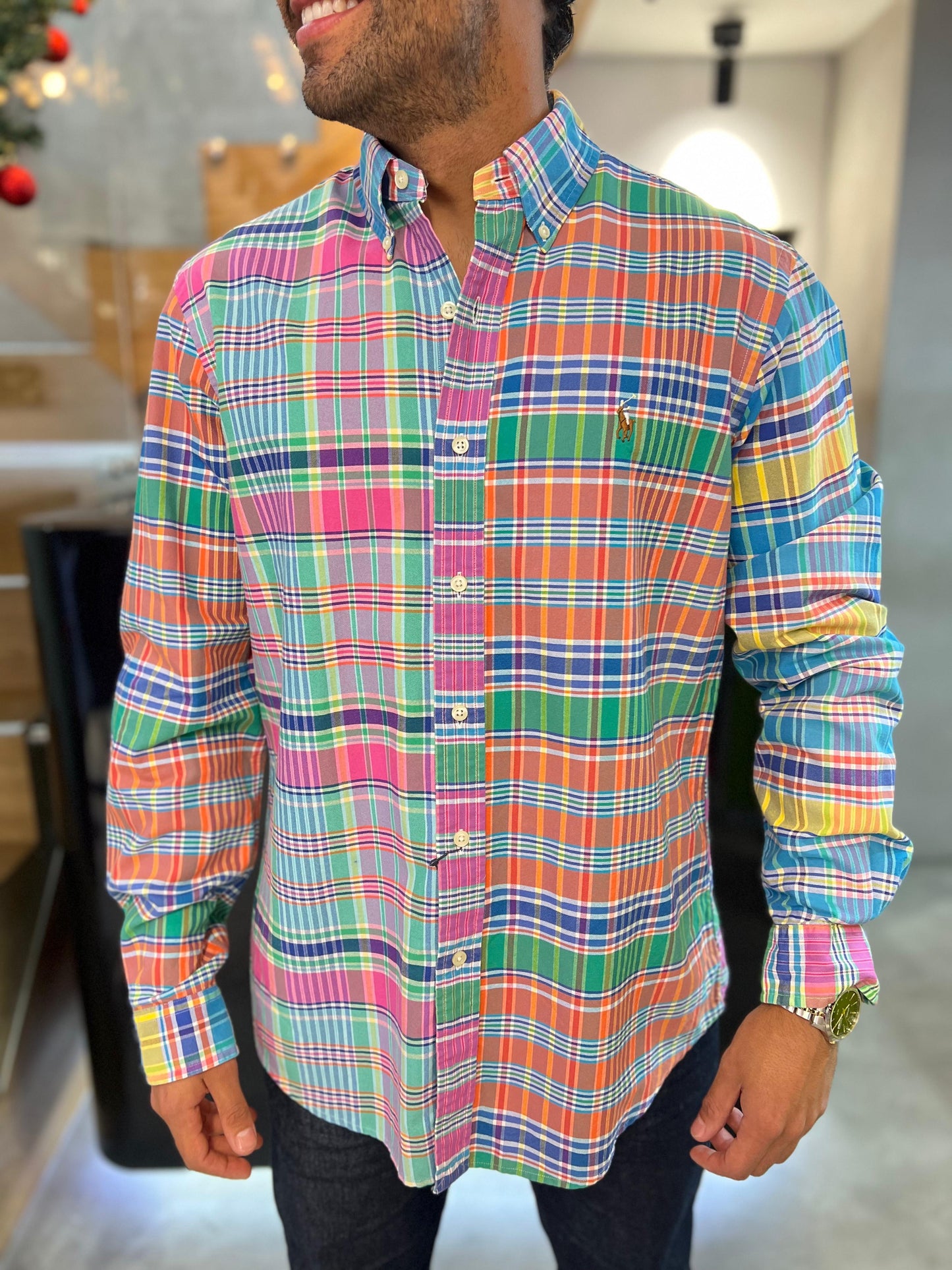 Camisa Polo R.L hombre Oxford Nueva Colección