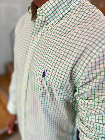 Camisa Polo R.L hombre Algodón Slim Fit
