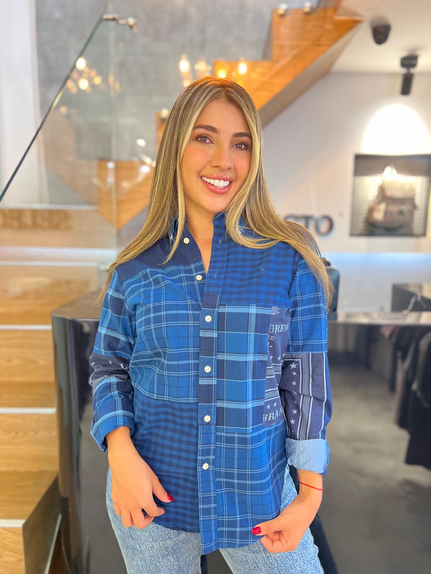 Camisa Polo R.L Dama Oxford