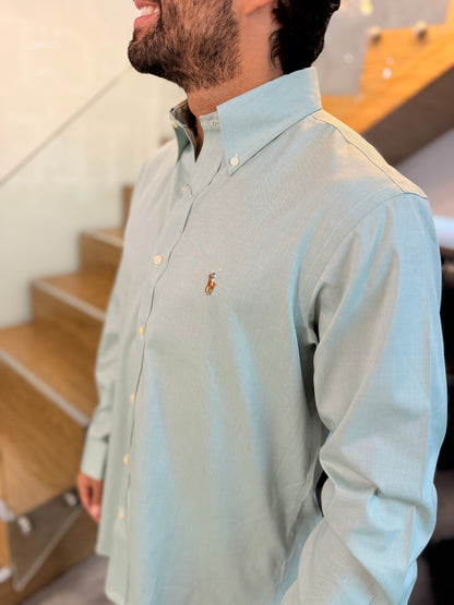 Camisa Polo R.L hombre Algodón Verde Caballo Multicolor