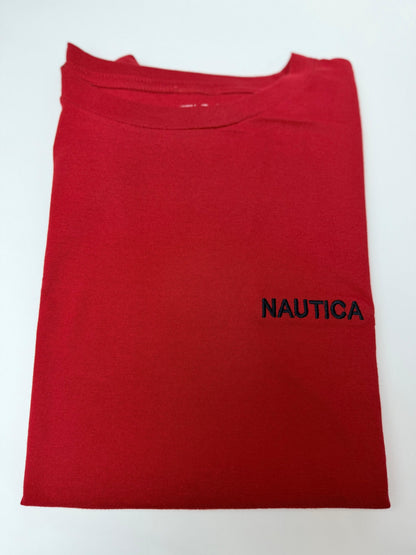 Camiseta Náutica hombre Algodón Roja