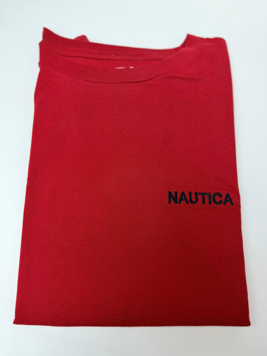 Camiseta Náutica hombre Algodón Roja
