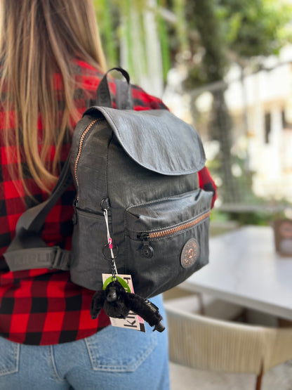 Morral Talla S City Pack Gris Metalizado