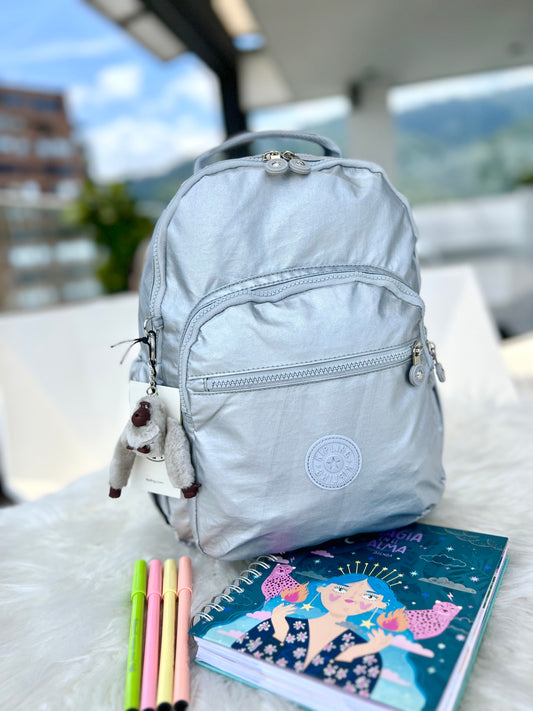 Morral talla M Plateado