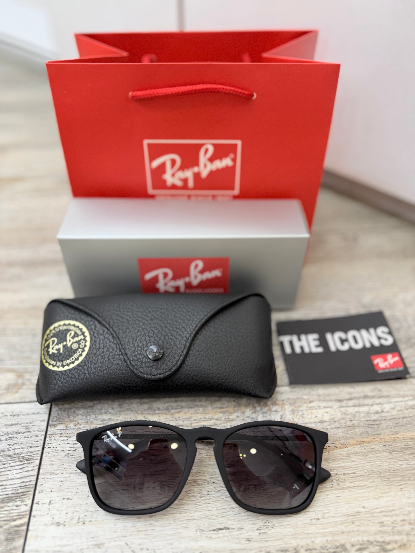 Gafas De Sol Marco Negro Lente Negro