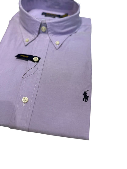 Camisa Polo R.L hombre Algodón Lila