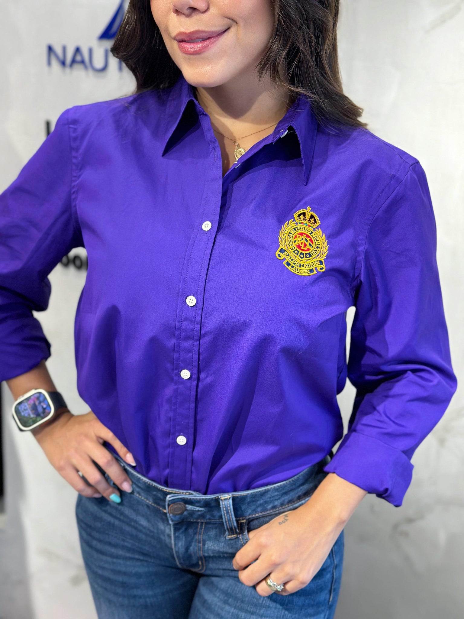 Camisa Polo R.L dama