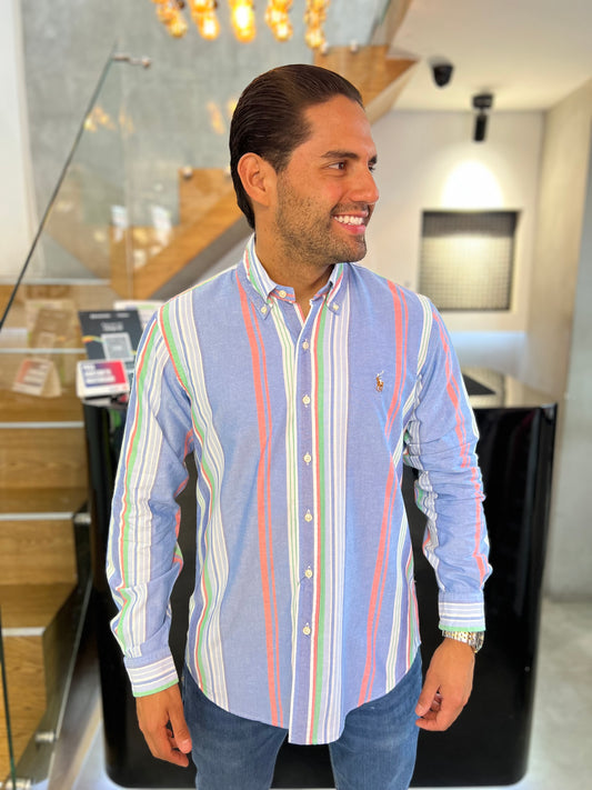 Camisa Polo R.L hombre Oxford