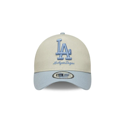 Gorra New Era LA 940 Ajustable Beige - Celeste