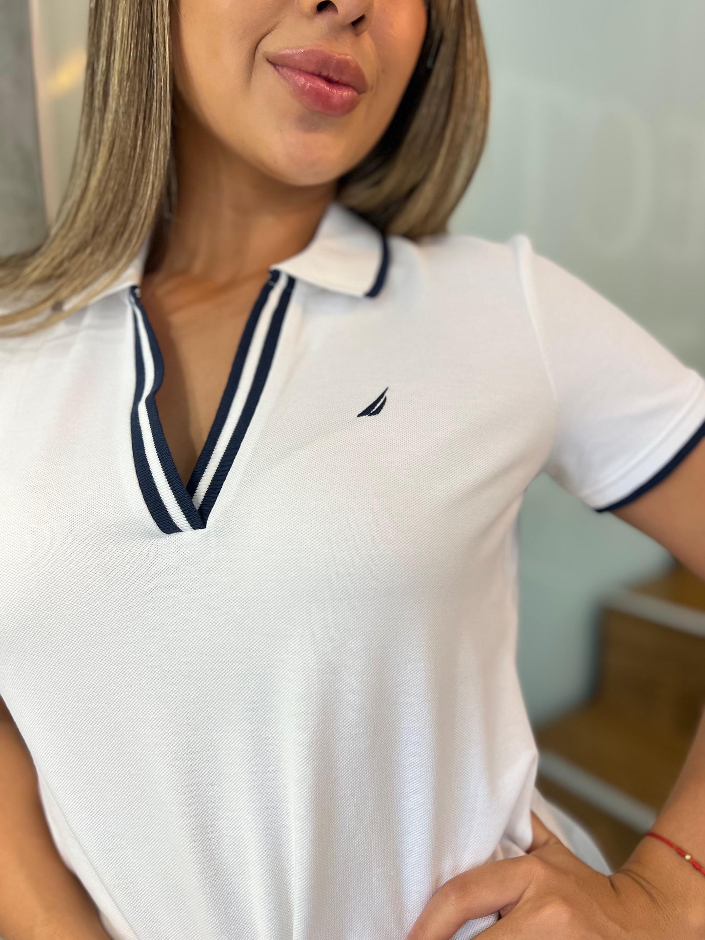 Polo Náutica Mujer Blanco