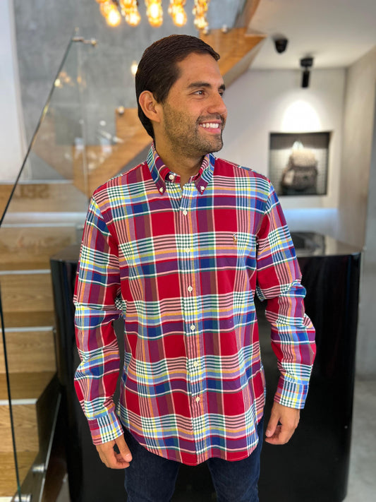 Camisa Polo R.L hombre Oxford