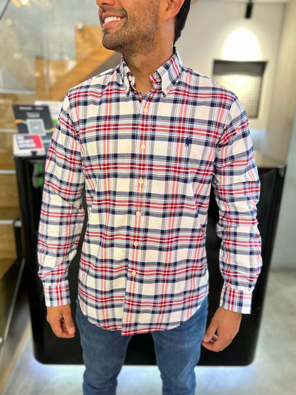 Camisa Polo R.L hombre Oxford