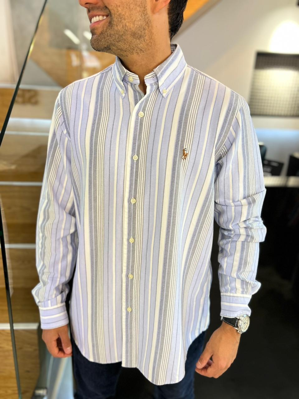Camisa Polo R.L hombre Oxford