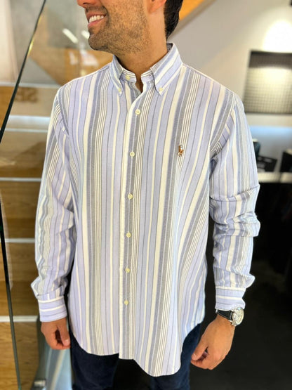 Camisa Polo R.L hombre Oxford