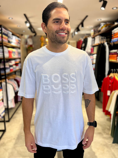 Camiseta Hugo Boss Blanca