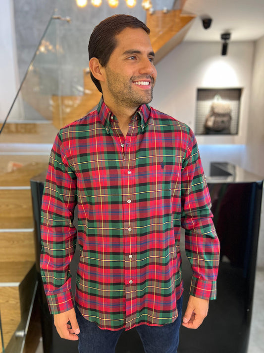 Camisa Polo R.L hombre Algodón