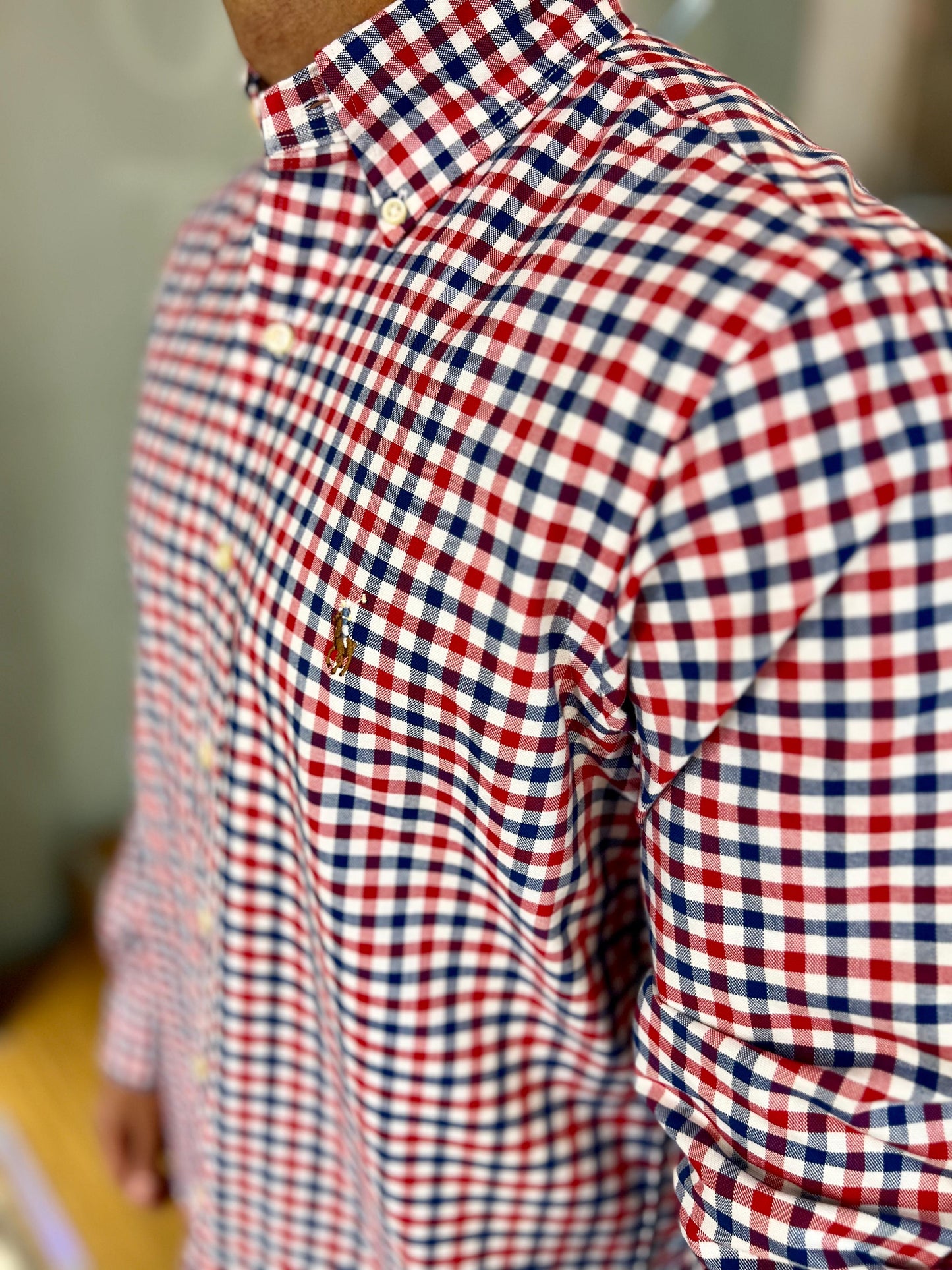Camisa Polo R.L hombre Oxford