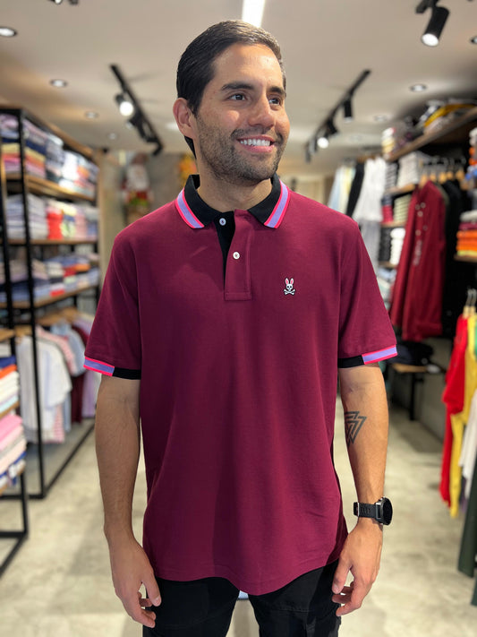 Polo Psycho Bunny Vinotinto