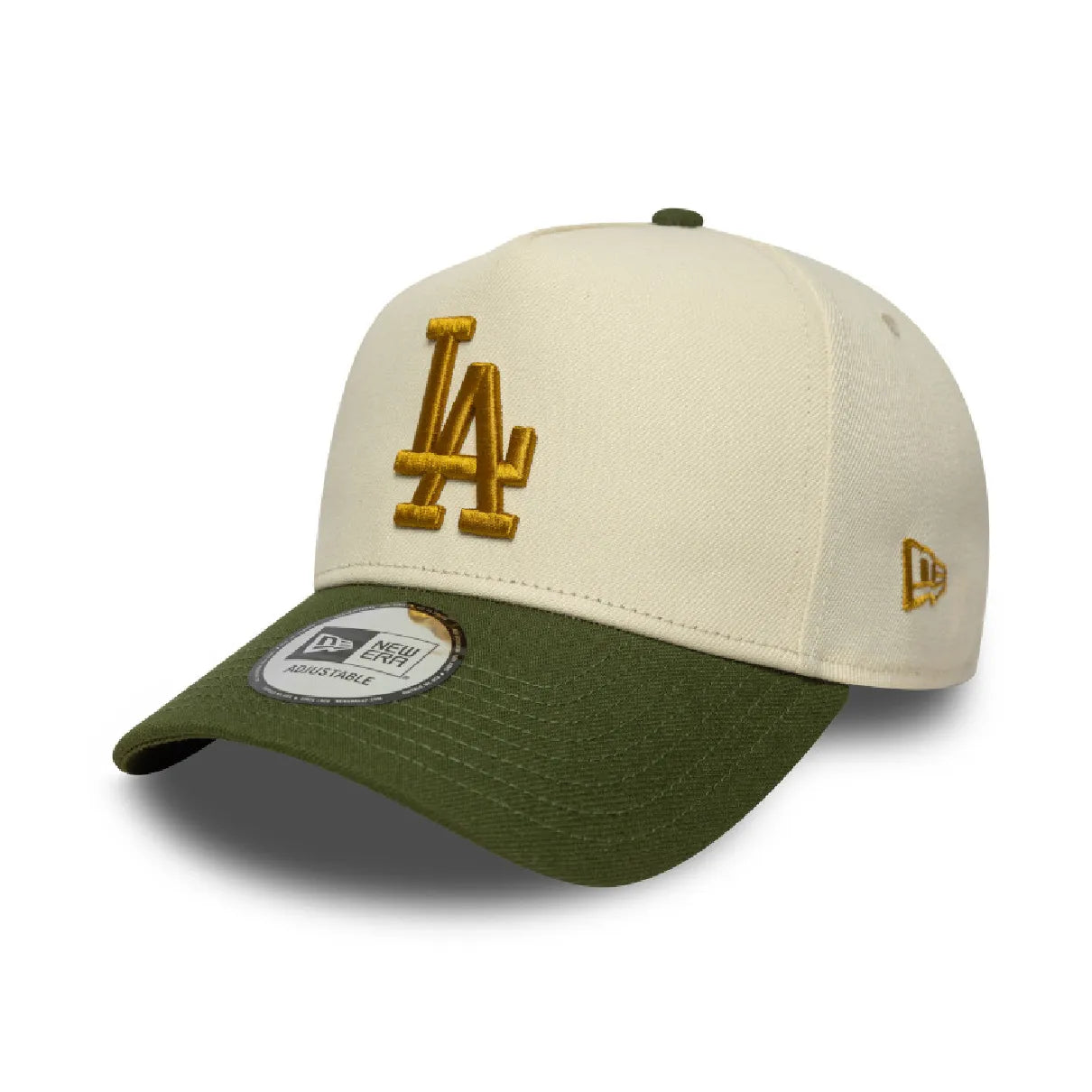 Gorra New Era LA 940 Ajustable Beige - Verde