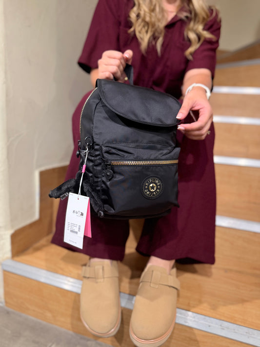 Morral Talla S City Pack Negro-Dorado