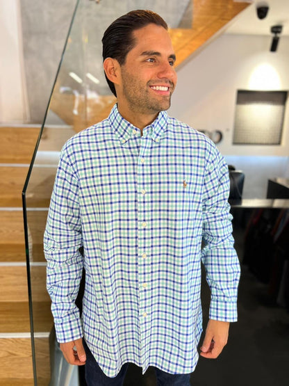 Camisa Polo R.L hombre Oxford